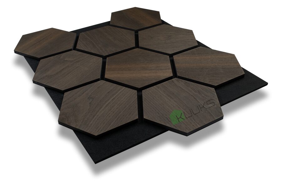 Hexagon Smoked oak